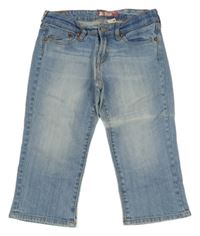 Světlemodré capri rifle H&M
