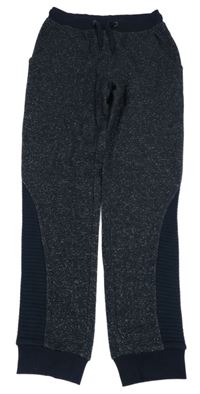 Tmavomodré melírované tepláky Yigga