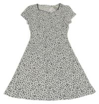 Nové - Bílé lehké šaty s květinovým vzorem Primark