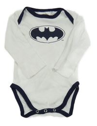 Bílo-tmavomodré body s Batmanem 
