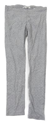 Sivé melírované legíny s bodkami H&M