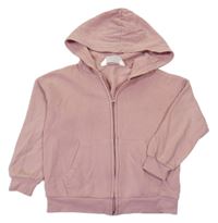 Svetloružová prepínaci mikina s kapucňou H&M