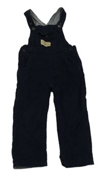 Tmavomodré menšestrové na traké podšité nohavice s nášivkou zn. ZARA