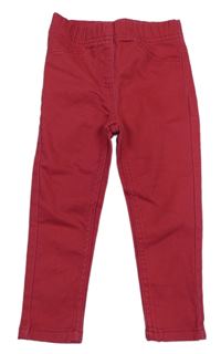 Malinové rifľové džegíny lupilu