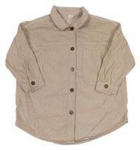 Pudrová menšestrová košeľová bunda Next