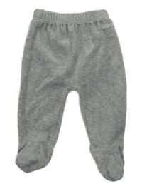 Šedé melírované sametové polodupky brioche