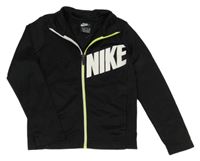 Černá propínací sportovní mikina s logem Nike