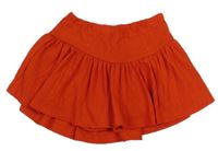 Červená vzorovaná sukňa so všitými kraťasy KOTON KIDS