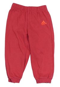 Fuchsiové tepláky s logem Adidas