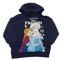 Tmavomodrá mikina s Frozen a kapucí Primark