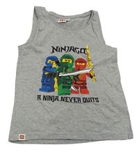 Sivé melírované tielko s Lego Ninjago