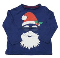 Tmavomodré triko se Santou F&F