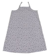 Lila kvetované ľahké šaty H&M