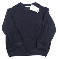 Nové - Tmavomodrý sveter H&M