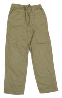 Khaki loose fit tapered leg jogger rifle H&M