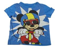 Modré tričko s Mickeym C&A