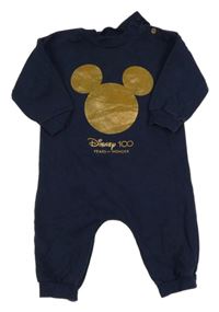 Tmavomodrý teplákový overal s Mickeym George