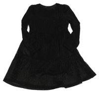 Černé šifonové šaty C&A