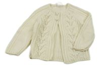 Smotanový vzorovaný prepínaci sveter H&M