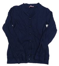 Tmavomodrý ľahký prepínaci sveter