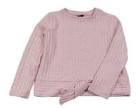 Ružové ľahké úpletové tričko Kiki&Koko