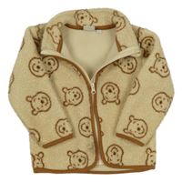 Béžová huňatá prepínaci mikina s Púem Disney