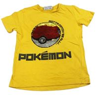 Žluté tričko s flitry - Pokémon Next