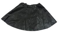 Čierna koženková sukňa H&M