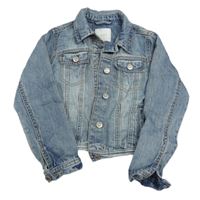 Modrá crop riflová buna Next