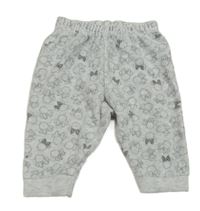 Svetlosivé zamatové tepláky s Minnie Disney