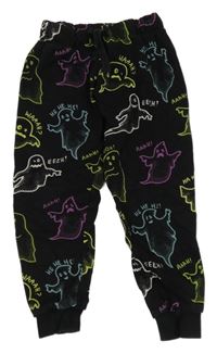 Čierno-farebné tepláky s duchy H&M