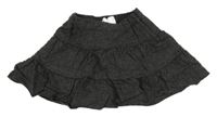 Sivá vlnená sukňa H&M