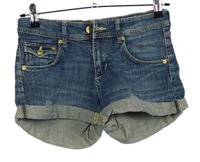 Dámské tmavomodré riflové minikraťasy H&M