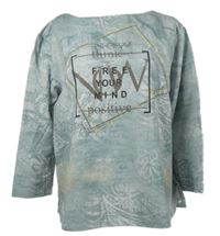 Dámská světlemodrá mikina s nápisem Gina Laura 