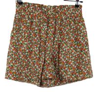 Dámské barevně kytičkované sukňové kraťasy TU 