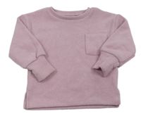 Lila mikina s vreckom Primark
