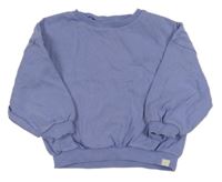 Svetlomodrá oversize mikina Next