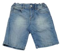 Modré rifľové kraťasy Sisley