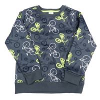 Tmavosivá softshellová mikina s bicyklami Cool Club