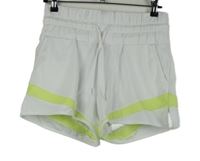 Dámské bílo-limetkové sportovní kraťasy Penquin 
