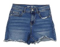 Modré riflové kraťasy Denim Co.