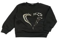 Čierna mikina so srdcem