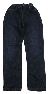 Tmavomodré straight rifle Denim