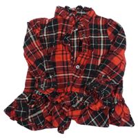 Čierno-červená kockovaná košeľa Ralph Lauren