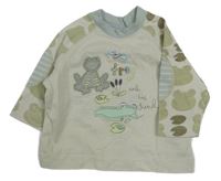 Béžové triko s žabkami Next 