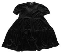 Černé sametové šaty Sinsay