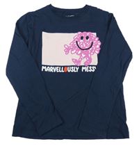 Tmavomodré tričko s obrázkom Comic Relief