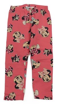 Růžové legíny s Minnie Disney 