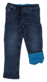 Tmavomodré podšité rifle Bluezoo