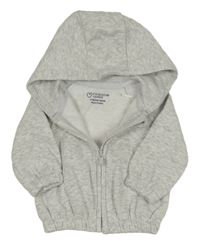 Sivá prepínaci mikina s kapucňou Primark